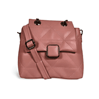 Quilted Crossbody Bag with Adjustable Strap