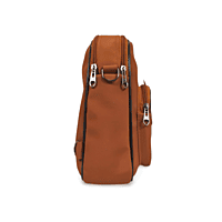 Brown Bow Accent Mini Backpack for Girls