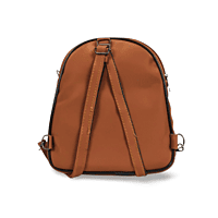 Brown Bow Accent Mini Backpack for Girls