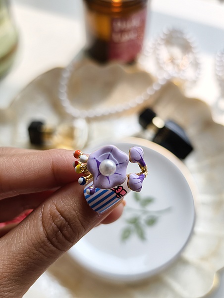 Lavender Bloom Ring