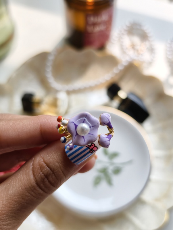 Lavender Bloom Ring