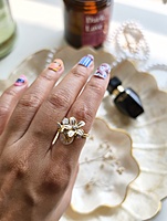 Opal Petal Bloom Ring