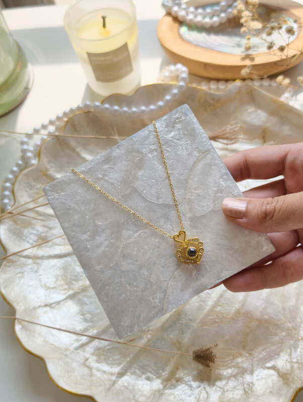 Moonlit Heart Necklace