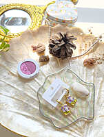 Vintage Lilac Earrings