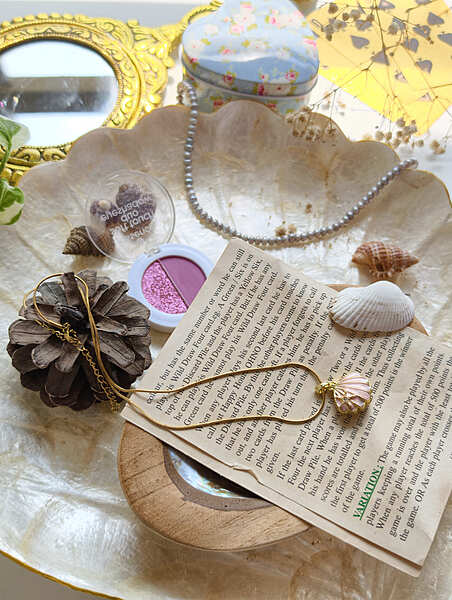 Starfish Pink Shell Necklace