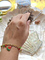 Melon Pop Charm Bracelet