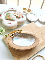 Golden Clover Cuff Bracelet