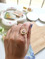 Roselle Pearl Ring