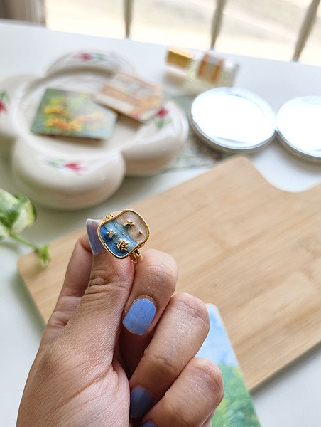 Azure Shore Ring