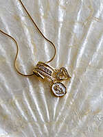 Golden Love Charm Necklace