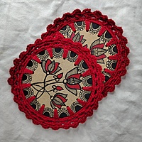 Madhubani Coaster Lotus