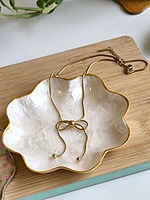 Bow Slider Necklace  Anti Tarnish Adjustable Necklace