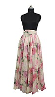 Floral full length top and skirt
