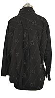 A Classic Collar and Subtle all-over Embellishments