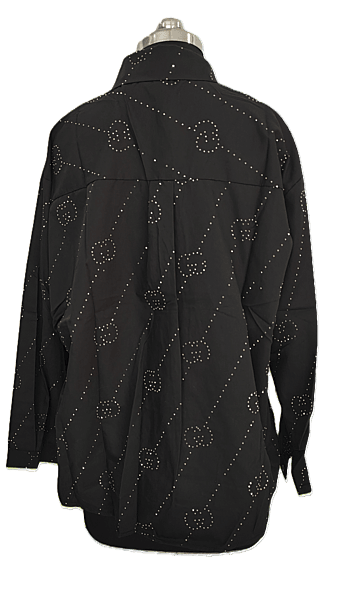 A Classic Collar and Subtle all-over Embellishments