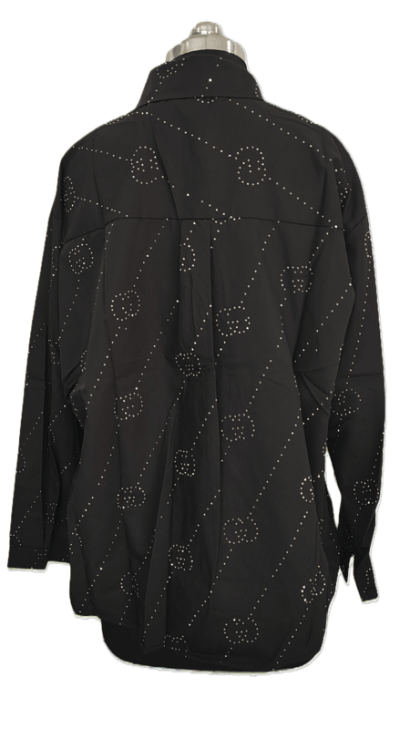 A Classic Collar and Subtle all-over Embellishments