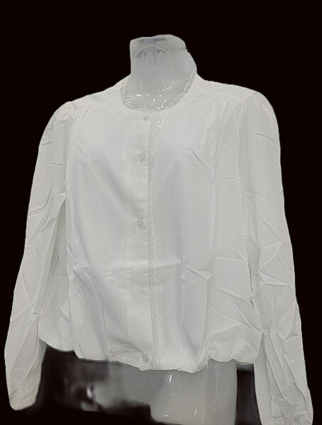 Import Soft Fabric White Top
