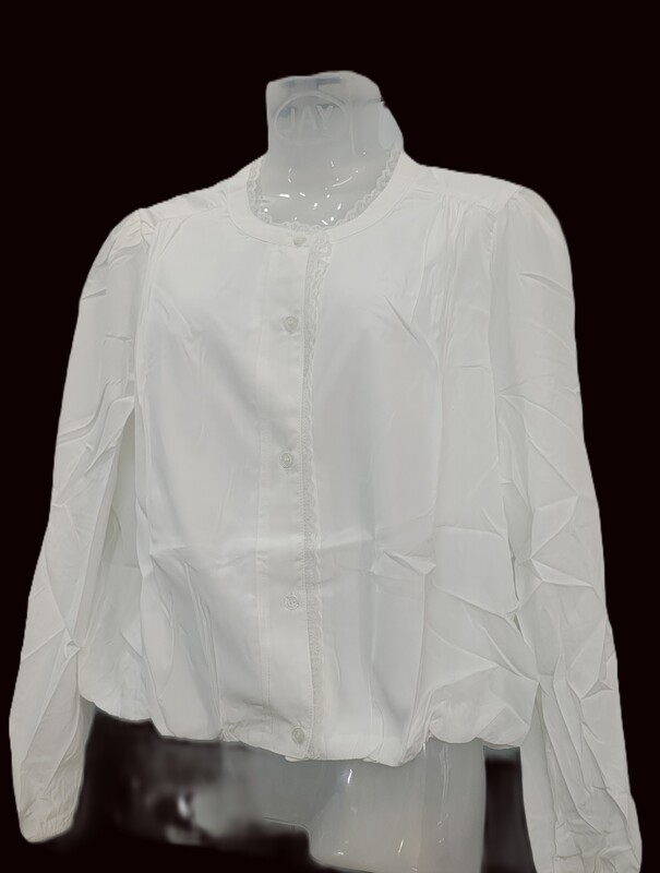 Import Soft Fabric White Top