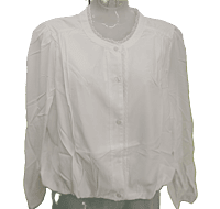 Import Soft Fabric White Top