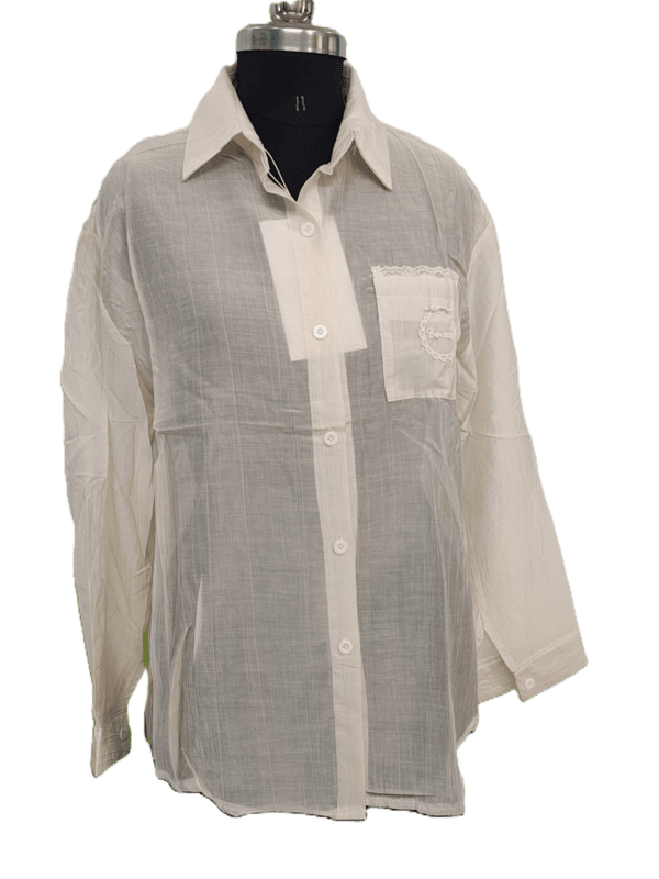Sheer statement shirt for effortless styling