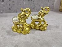 Feng Shui Golden Elephant Statue