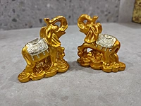 Feng Shui Golden Elephant Statue-01