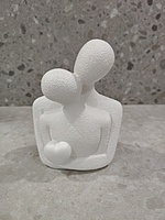 Happy love couples with heart hold posture showpiece Figurine