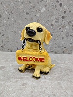 Cute Dog Welcome Showpiece 02