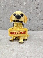 Cute Dog Welcome Showpiece 02