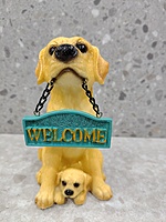 Cute Dog Welcome Showpiece.