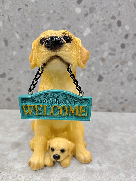 Cute Dog Welcome Showpiece.