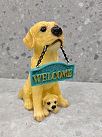 Cute Dog Welcome Showpiece.