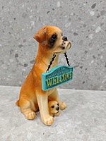 Cute Dog Welcome Showpiece 04