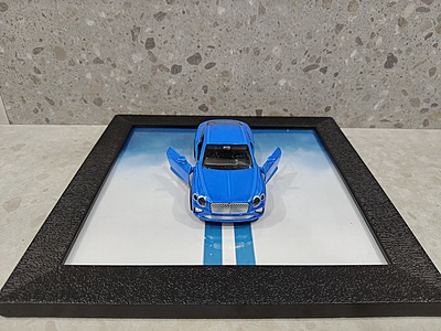 3D Car Frame Wall