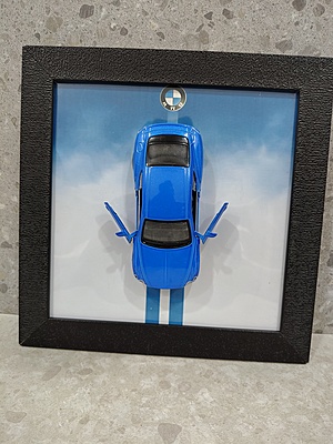 3D Car Frame Wall