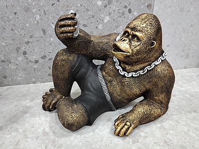 Cool Gorilla Figurine