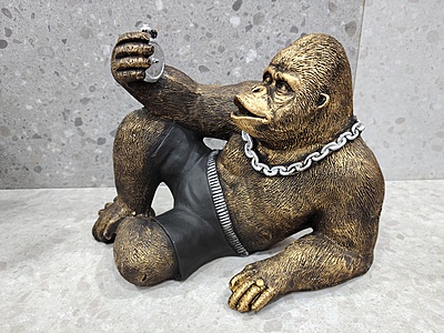 Cool Gorilla Figurine