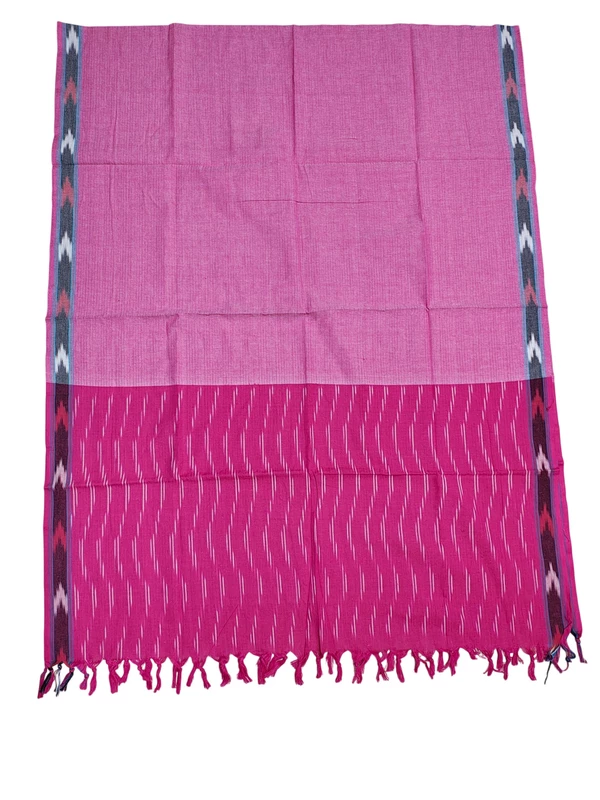 Magenta Pochampally Ikkat Pure Cotton Dupatta for Women