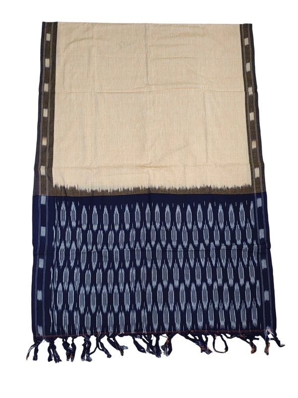Indigo pochampally Ikkat Cotton Unstitched Salwar Suit Dress Material with Dupatta