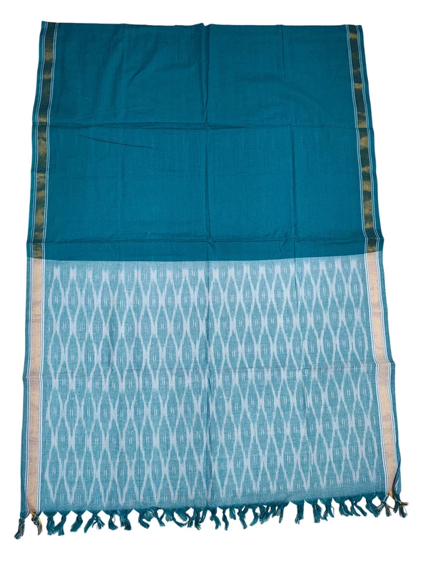 Firoza Pochampally Ikkat Pure Cotton Dress Material with Dupatta