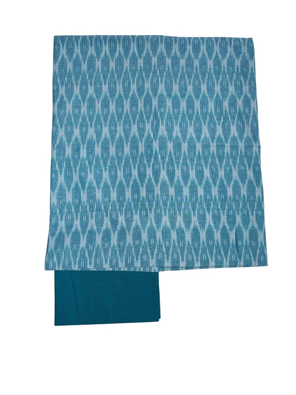 Firoza Pochampally Ikkat Pure Cotton Dress Material with Dupatta