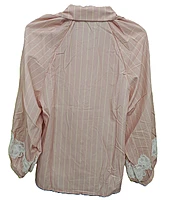Lace Work Collar Shirt