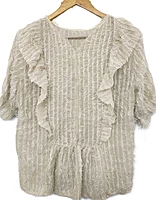 Trendy Light Fur top