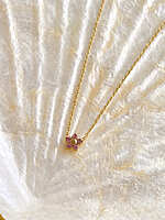 Rosé Daisy Necklace