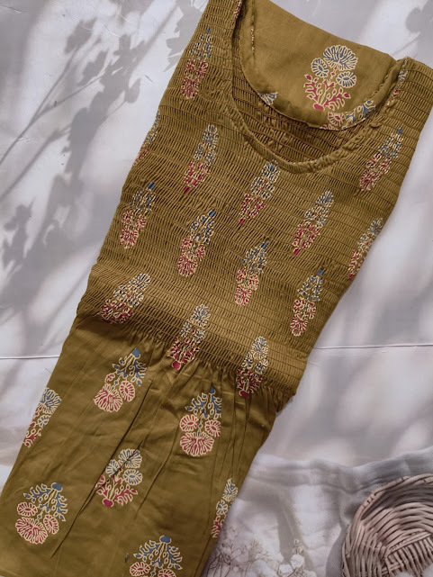 Smoking frock Nighty #1155