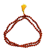 Rudraksha Mala 108 Beads, Length 36cm, Beads size 5 mm Rudraksha Mala 108 Beads, Length 36cm, Beads size 5 mm