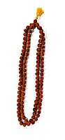 Rudraksha Mala - Beads size 9 mm, Length 51 cm, Beads 108 Rudraksha Mala - Beads size 9 mm, Length 51 cm, Beads 108