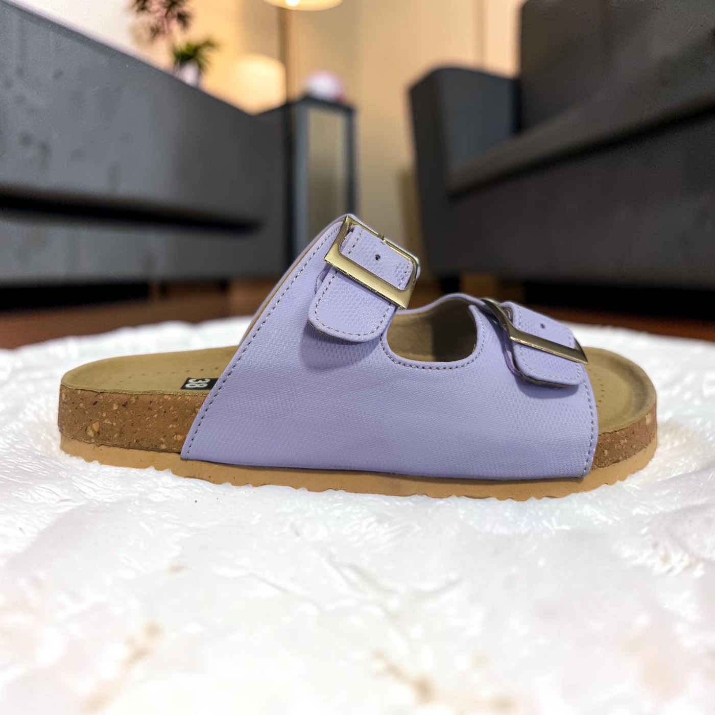 Chic Buckle Comfort Slides