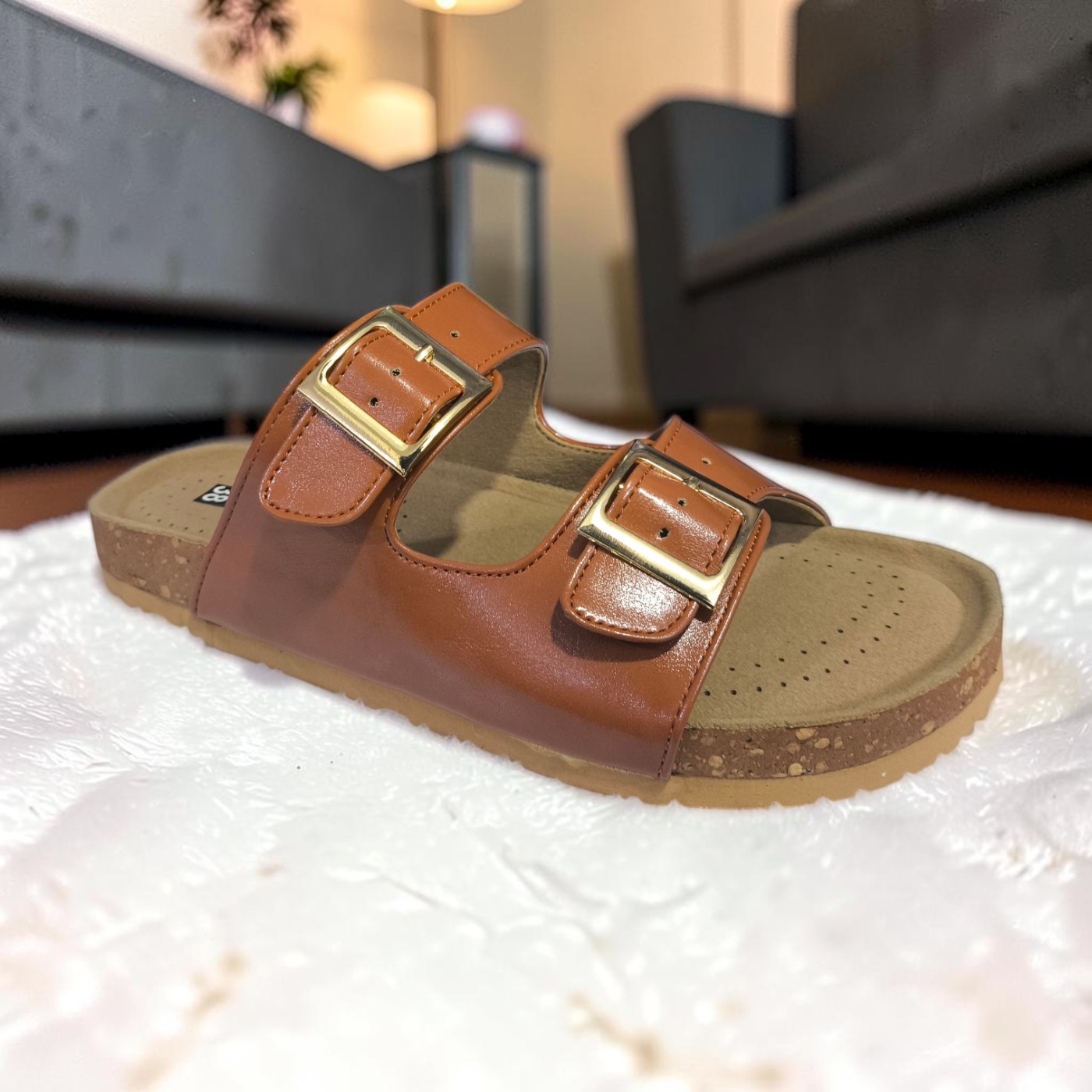 Chic Buckle Comfort Slides