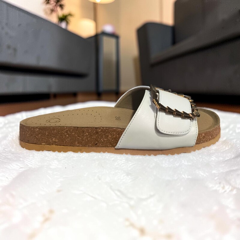 Golden Grace Comfort Slides